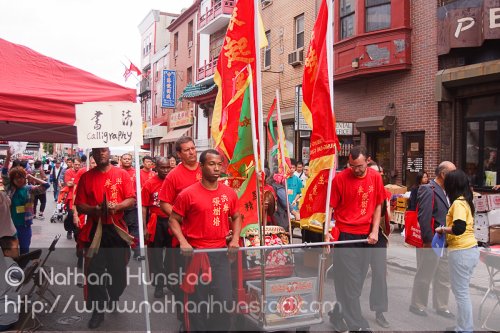 A parade during the Autumn Festival in Chinatown in Philadelphia